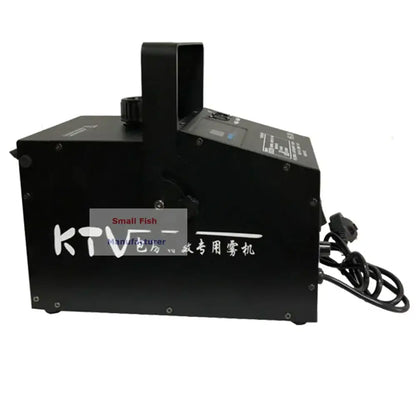 Professional black mist haze machine with a sturdy rectangular body and control panel for ktv stage fogger use