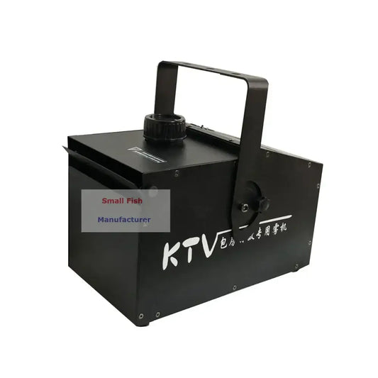 Professional black rectangular mist haze machine with handle and control knob for ktv stage fogger use