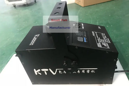 Professional black mist haze machine ktv stage fogger with rectangular shape vertical handle and top control panel