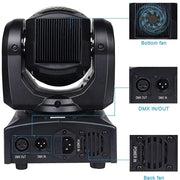 Professional black spot moving head stage light with multiple dmx ports for event room dmx control decorbites big dipper