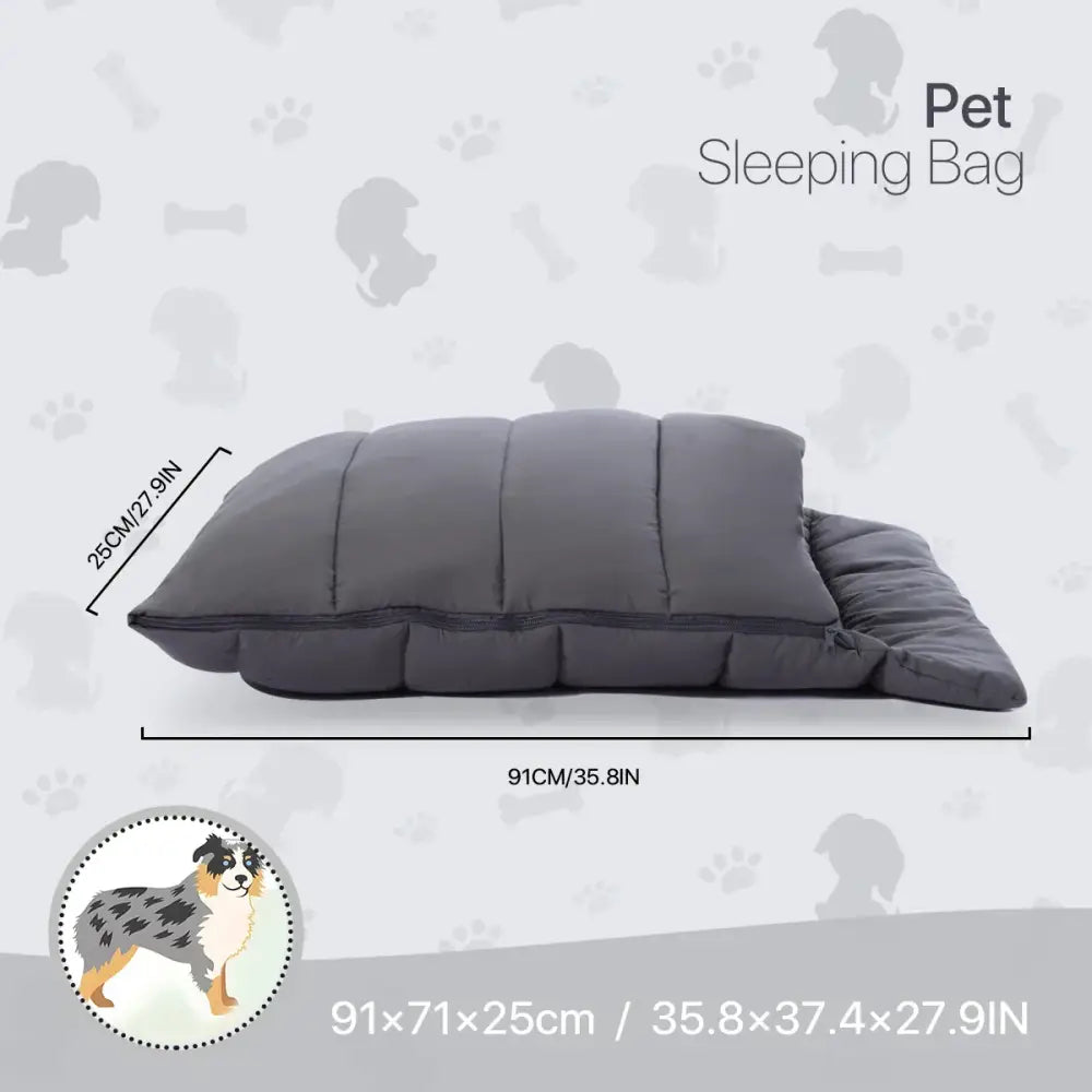 Dark gray quilted cat cave bed with soft segmented design for cozy pet sleeping and washable convenience