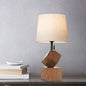 Raelynn - Beige/Brown Barrel Nightstand Lamp