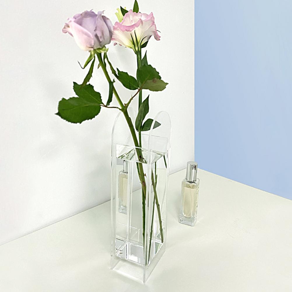 Rainbow Color Acrylic Vase Nordic Style - Vase