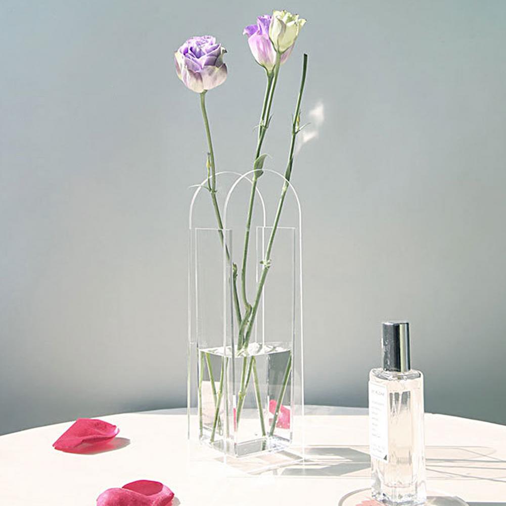 Rainbow Color Acrylic Vase Nordic Style - Vase