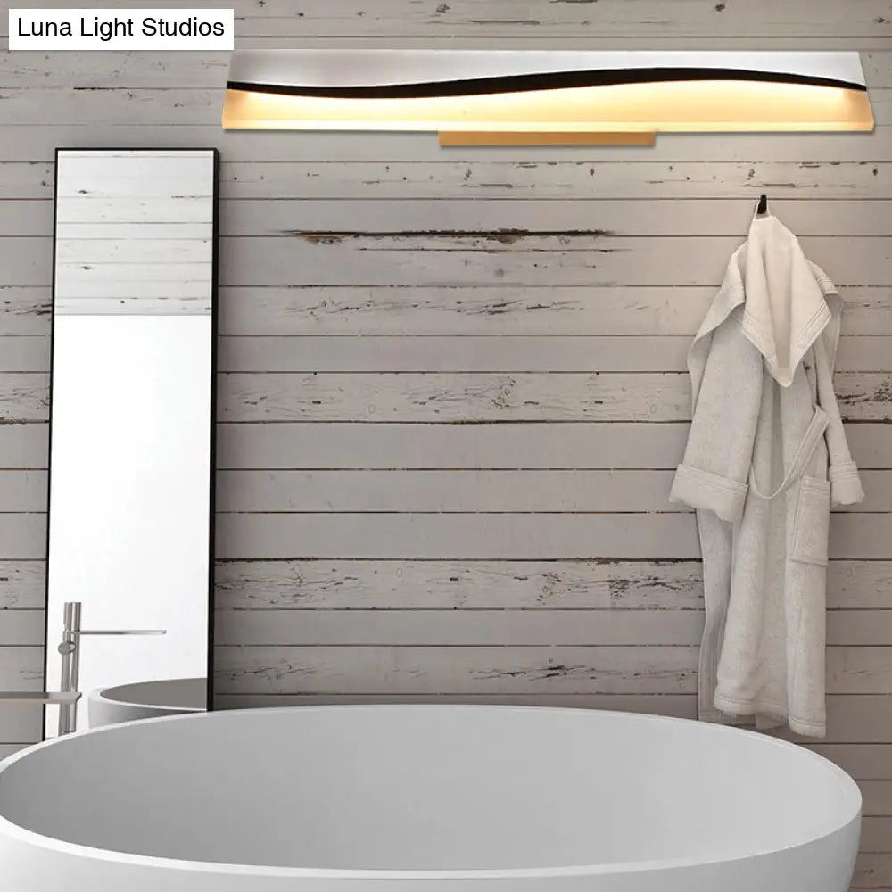 DecorBites™ DecorBites™ Rectangular LED Vanity Mirror Lamp 16"/19.5"/23" Wide, Water and Fog Resistant, in Warm/White