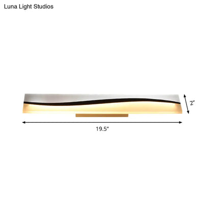 DecorBites™ DecorBites™ Rectangular LED Vanity Mirror Lamp 16"/19.5"/23" Wide, Water and Fog Resistant, in Warm/White