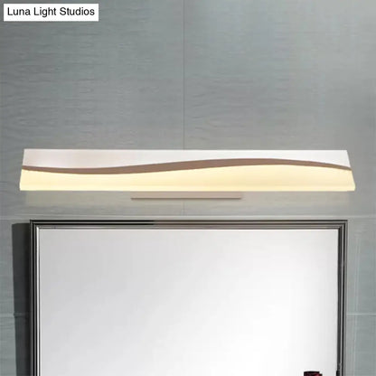 DecorBites™ DecorBites™ Rectangular LED Vanity Mirror Lamp 16"/19.5"/23" Wide, Water and Fog Resistant, in Warm/White