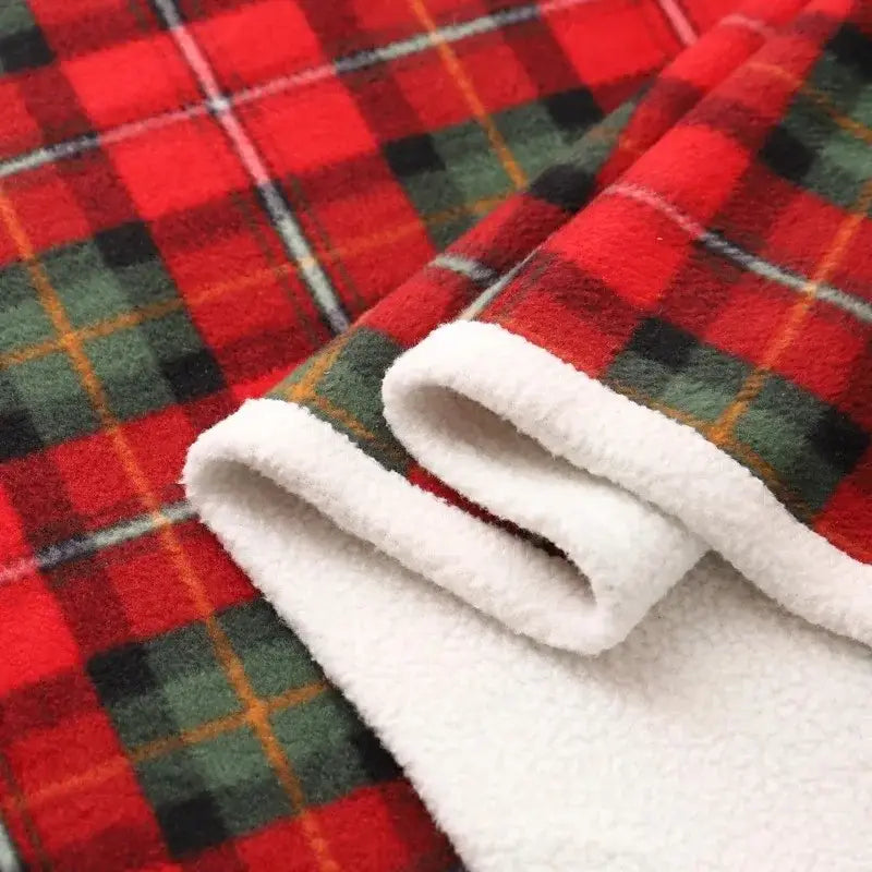 Red and green cozy coral fleece plaid blanket with soft white sherpa lining perfect for bedroom decorbites cozy coral fleece