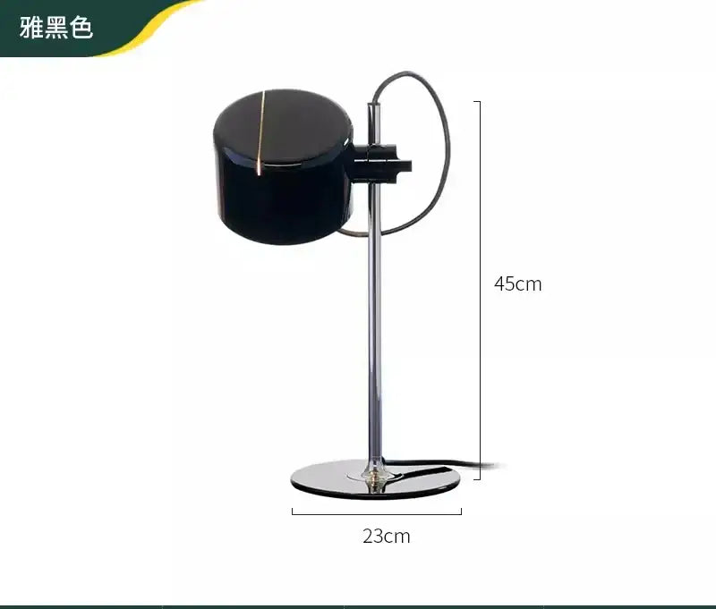 Elegant black chrome coupe table lamp with sleek chrome stand and base ideal for bedroom decorbites chrome coupe use