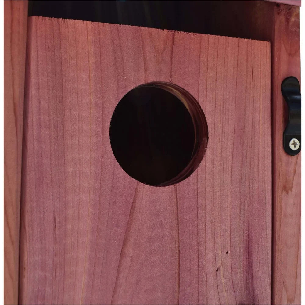 Red Cedar Bluebird House with Mounting Pole - United States