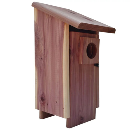 Red Cedar Bluebird House with Mounting Pole - United States