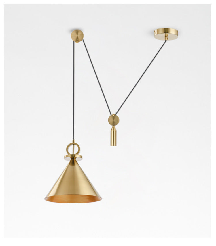 Brass Small Chandelier
