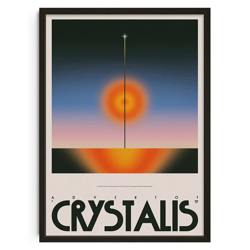 Retro Abstract Canvas Print for Home Decor - Posters