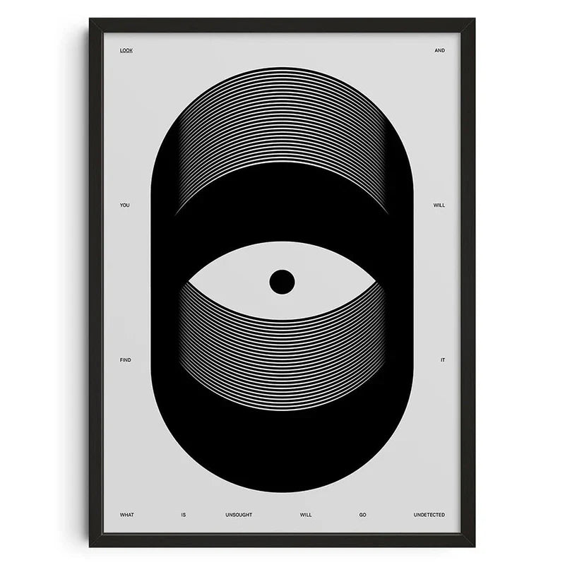 Retro Abstract Canvas Print for Home Decor - Posters