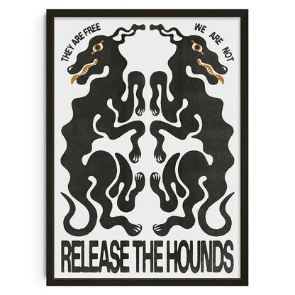 Retro Abstract Canvas Print Wall Art - Posters