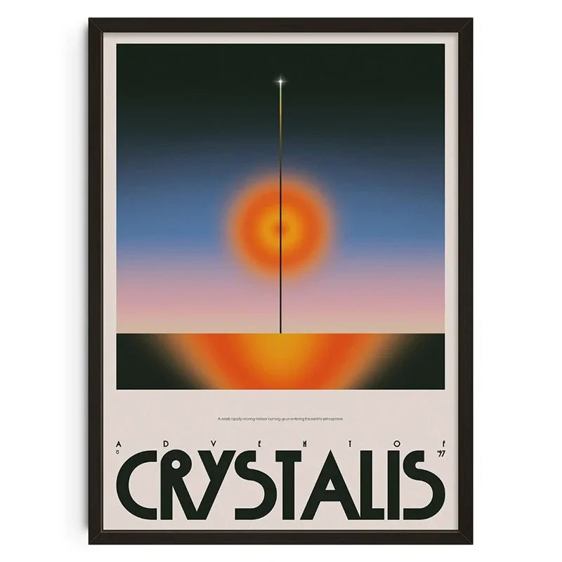 Retro Abstract Vintage Canvas Print Wall Art - Posters