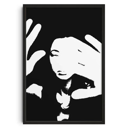 Retro Abstract Vintage Canvas Print Wall Art - Style-10 / 50X70cm Unframed - Posters