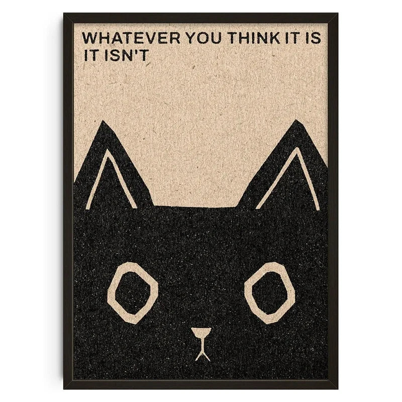 Retro Abstract Vintage Canvas Print Wall Art - Style-14 / 50X70cm Unframed - Posters