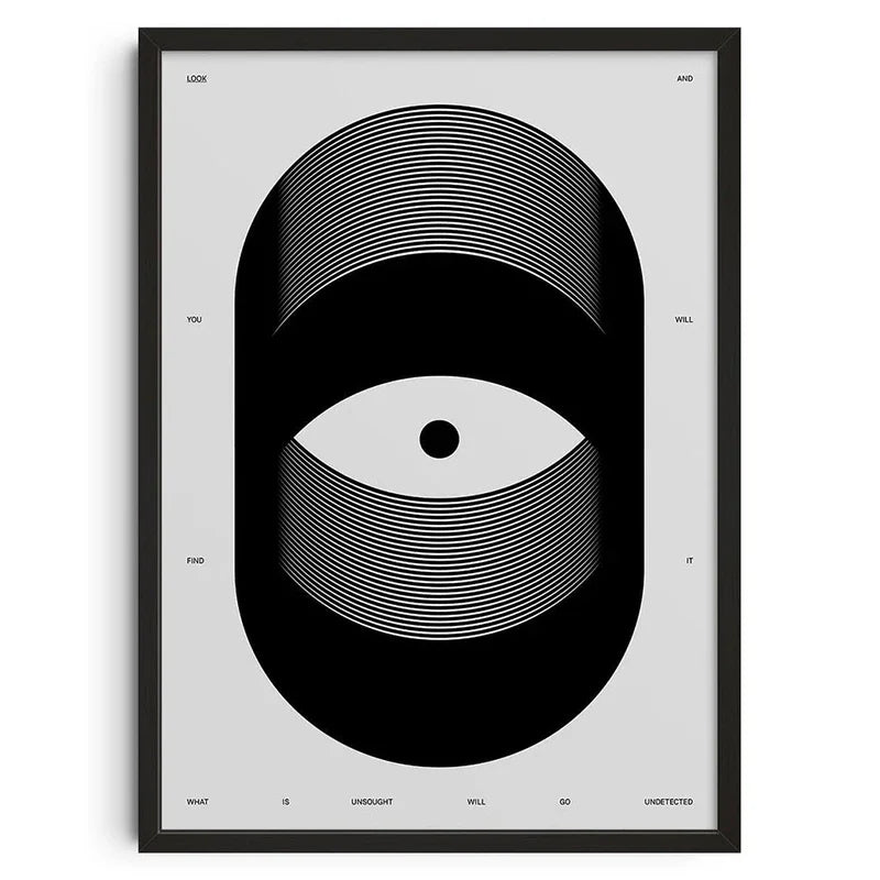 Retro Abstract Vintage Canvas Print Wall Art - Style-38 / 50X70cm Unframed - Posters