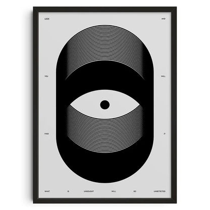 Retro Abstract Vintage Canvas Print Wall Art - Style-38 / 50X70cm Unframed - Posters