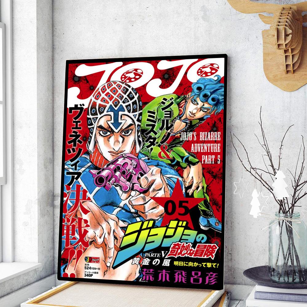 Retro Anime JoJo Wall Posters for Decoration