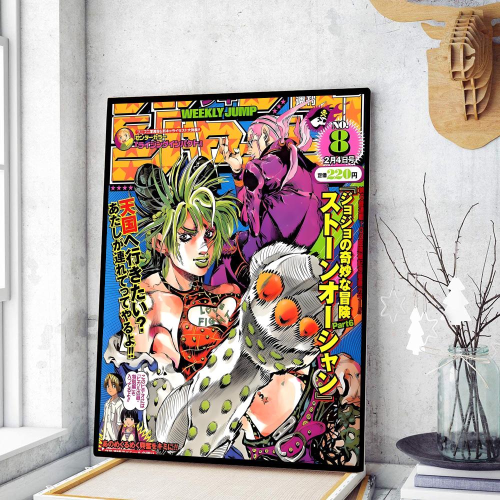Retro Anime JoJo Wall Posters for Decoration