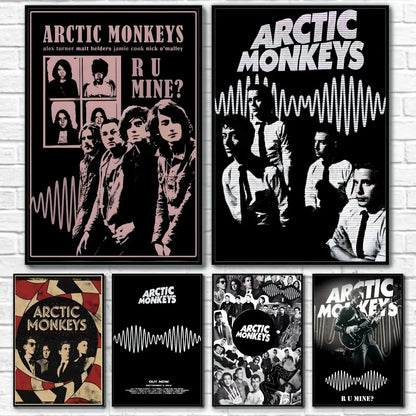 Retro Arctic Monkeys Singer Poster - Waterproof Wall Art - Posters