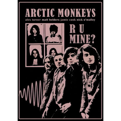 Retro Arctic Monkeys Singer Poster - Waterproof Wall Art - z1 / 15X20cmNoframe - Posters