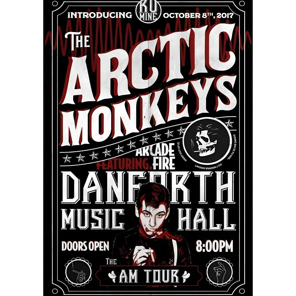 Retro Arctic Monkeys Singer Poster - Waterproof Wall Art - z10 / 15X20cmNoframe - Posters