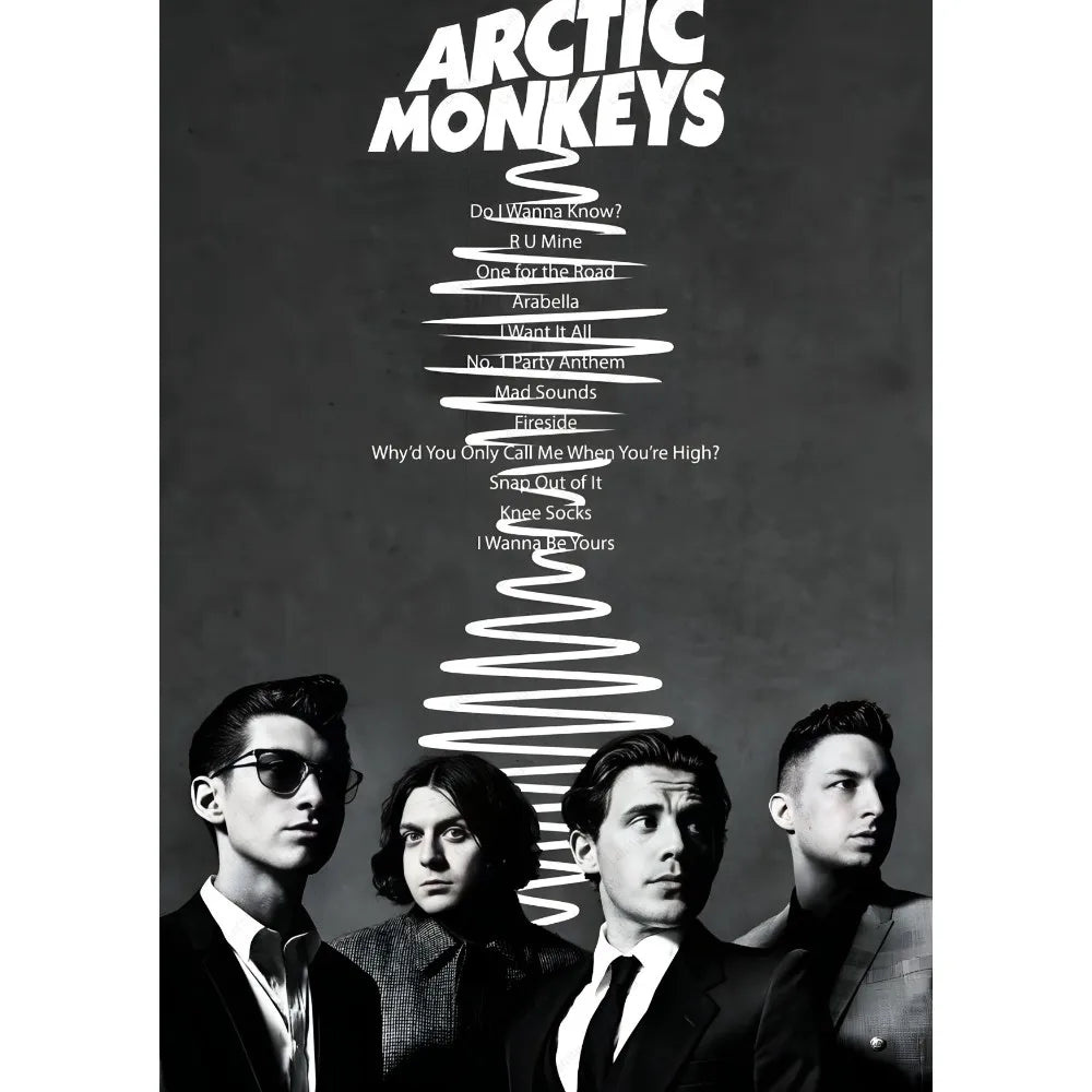 Retro Arctic Monkeys Singer Poster - Waterproof Wall Art - z9 / 15X20cmNoframe - Posters