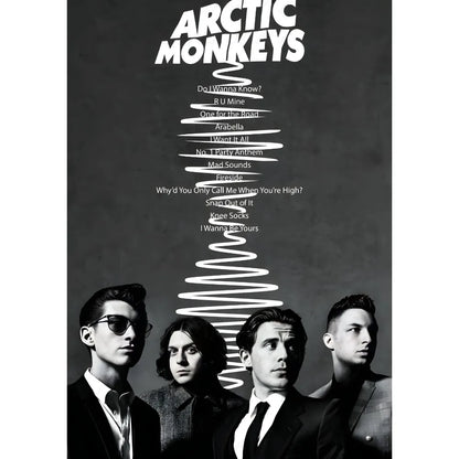 Retro Arctic Monkeys Singer Poster - Waterproof Wall Art - z9 / 15X20cmNoframe - Posters