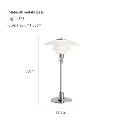 A sleek modern floor lamp with polished chrome base and three layered frosted glass shades led for living room use
