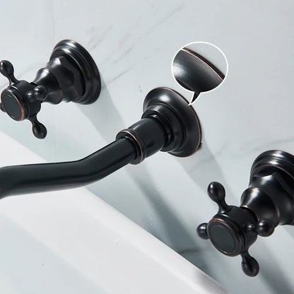 Retro Color Wall Mounted Bathroom Faucet