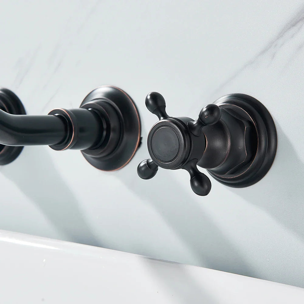 Retro Color Wall Mounted Bathroom Faucet