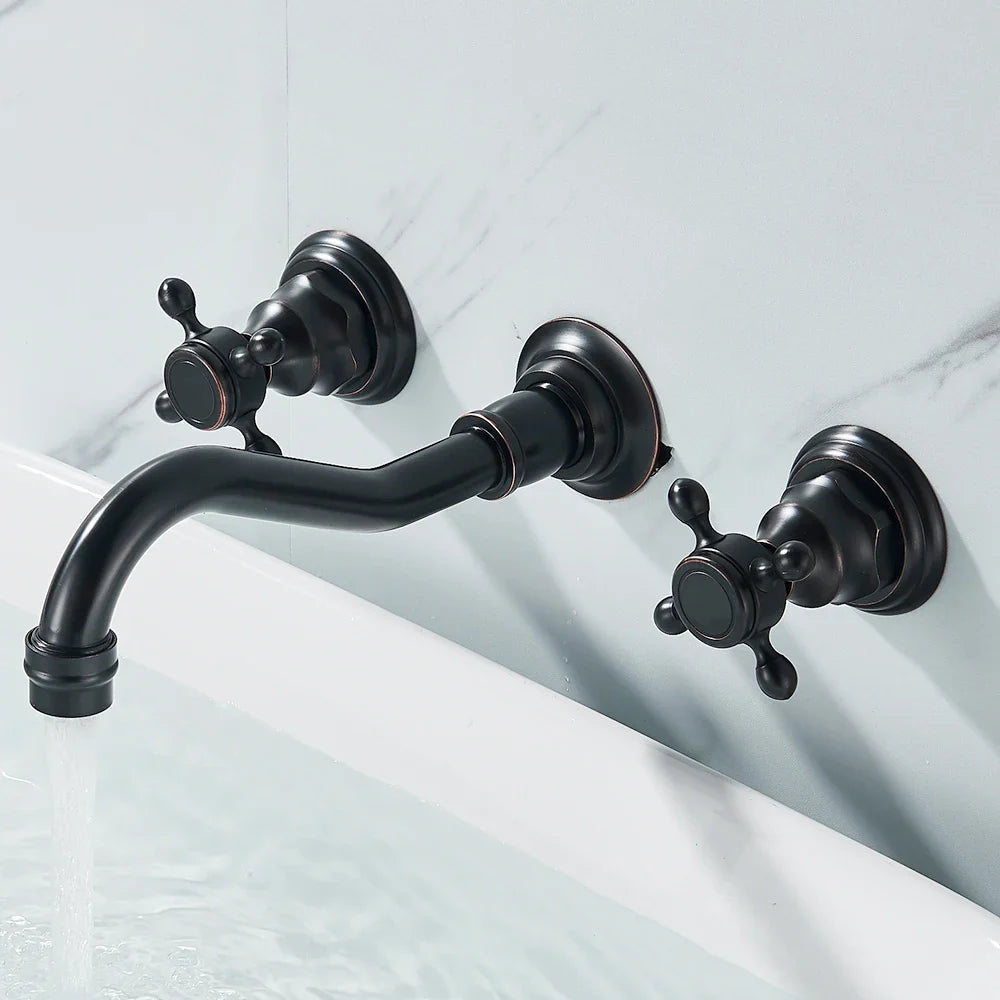 Retro Color Wall Mounted Bathroom Faucet