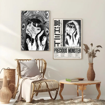 Retro Cool Girl Poster for Home Decor - Posters