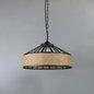 Retro Industrial Metal Pendant Hanging Light with Flared Cage Design - Ideal for Restaurants