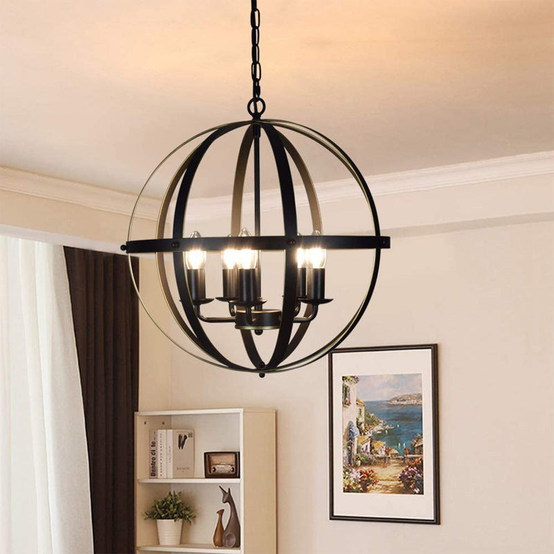 Iron Industrial Chandelier