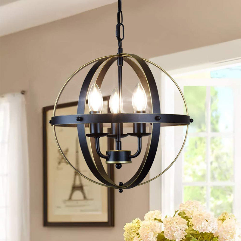 Iron Industrial Chandelier