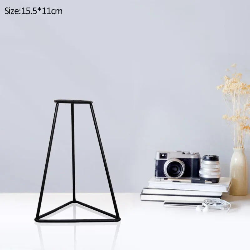 Retro Iron Flower Vase for Home and Garden - A08 - Vase