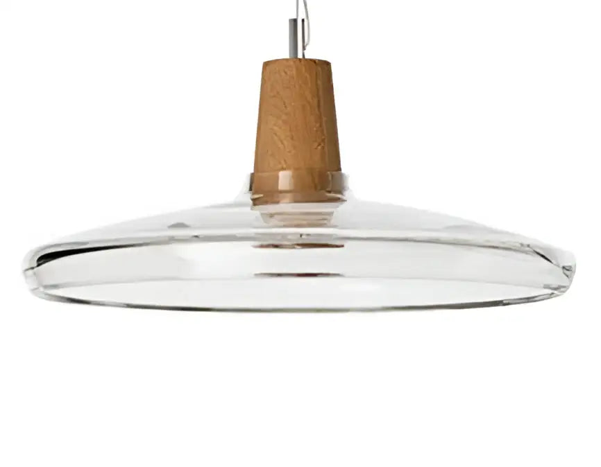 Clear glass pendant light with wooden top from decorbites glass lampshade pendant kitchen set of 3