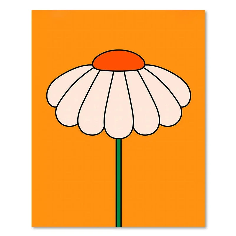 Retro Stripes Art Prints for Living Room - Posters