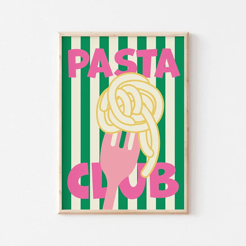 Retro Vintage Espresso Wall Art Canvas Print - Posters
