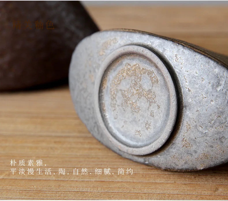 Retro Zen Flower Pottery Vase Ornaments - Vase