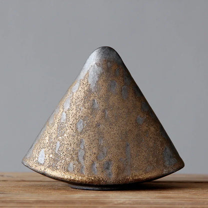 Retro Zen Flower Pottery Vase Ornaments - A - Vase