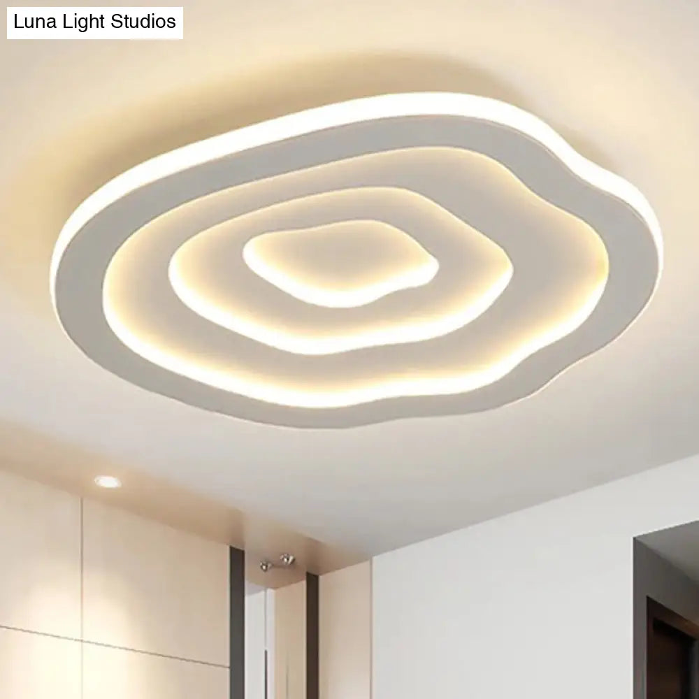 DecorBites™ DecorBites™ Ripple Acrylic LED Ceiling Lamp - Simple & Stylish Flushmount (16"/19.5"/23.5" Wide) in Warm/White Light