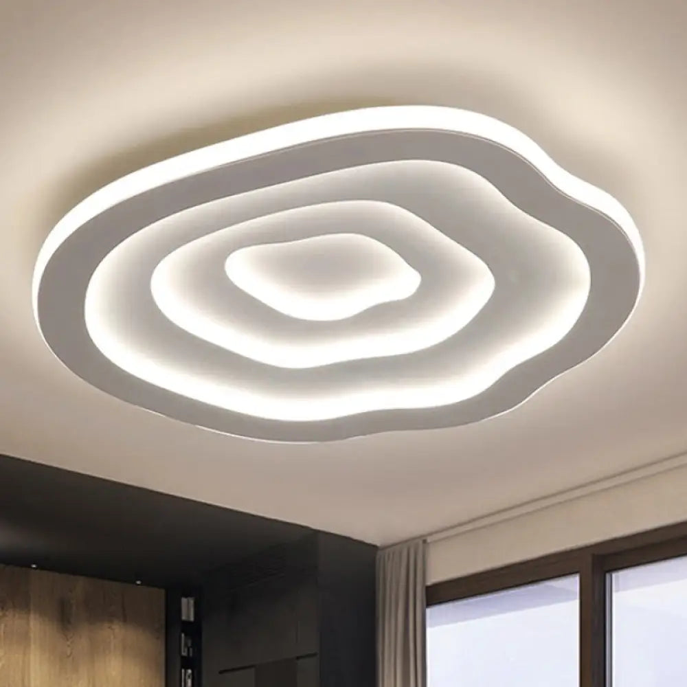 DecorBites™ DecorBites™ Ripple Acrylic LED Ceiling Lamp - Simple & Stylish Flushmount (16"/19.5"/23.5" Wide) in Warm/White Light