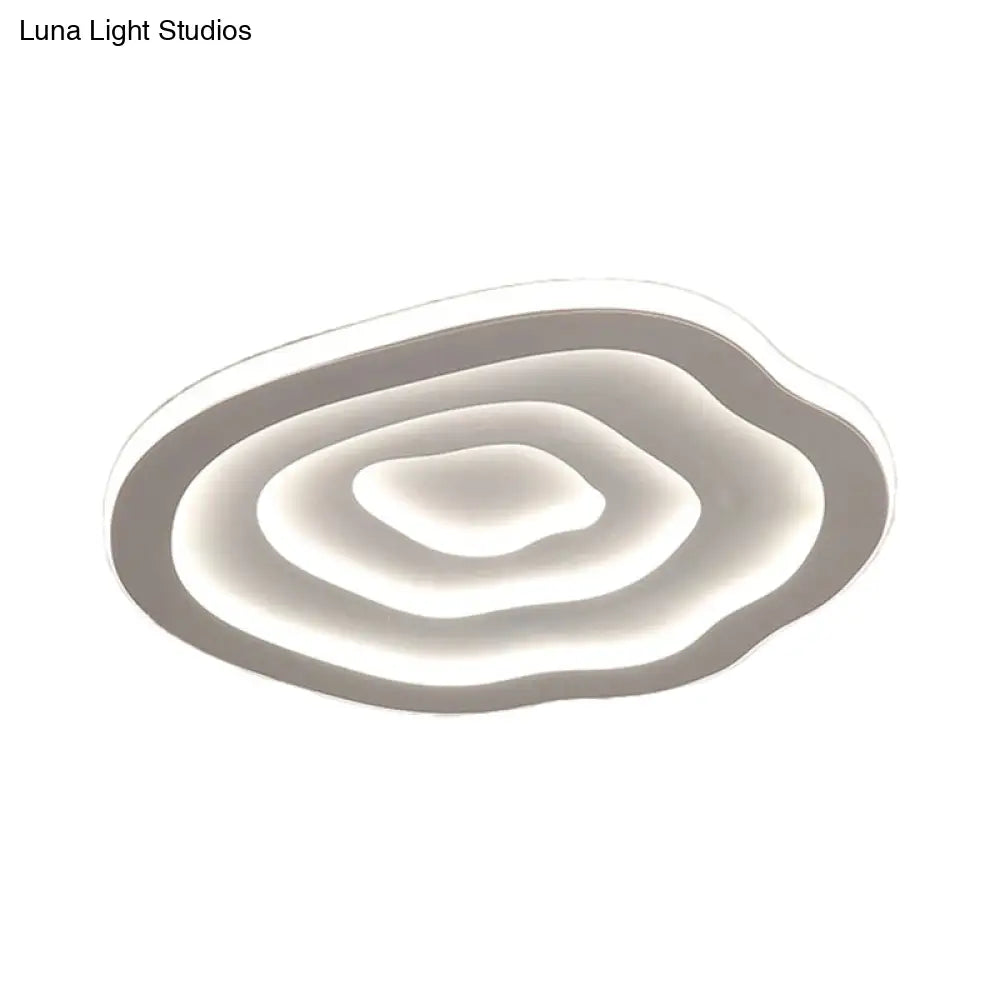 DecorBites™ DecorBites™ Ripple Acrylic LED Ceiling Lamp - Simple & Stylish Flushmount (16"/19.5"/23.5" Wide) in Warm/White Light