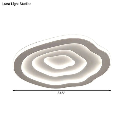 DecorBites™ DecorBites™ Ripple Acrylic LED Ceiling Lamp - Simple & Stylish Flushmount (16"/19.5"/23.5" Wide) in Warm/White Light