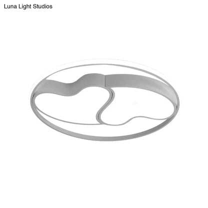 DecorBites™ DecorBites™ Romantic Heart-shaped Flush Ceiling Light with Acrylic Finish - Ideal for Living Room & Kindergarten